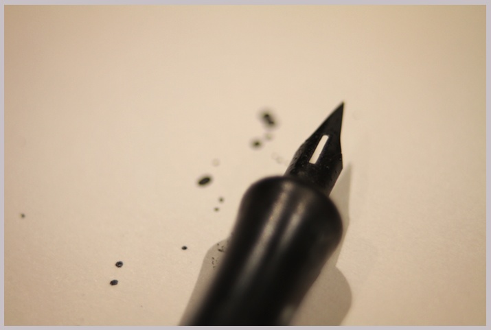 Day 306 / First Attempt With A Dip-Pen